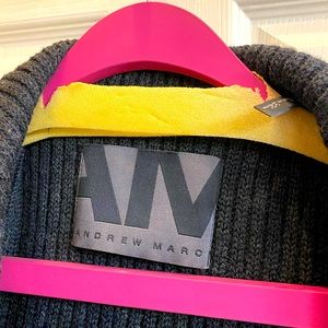 Men’s leather 3/4 jacket by Andrew Mark